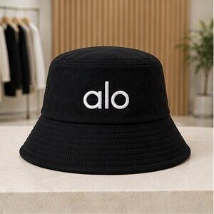 ALO Yoga Black Sport Bucket Hat Activewear
